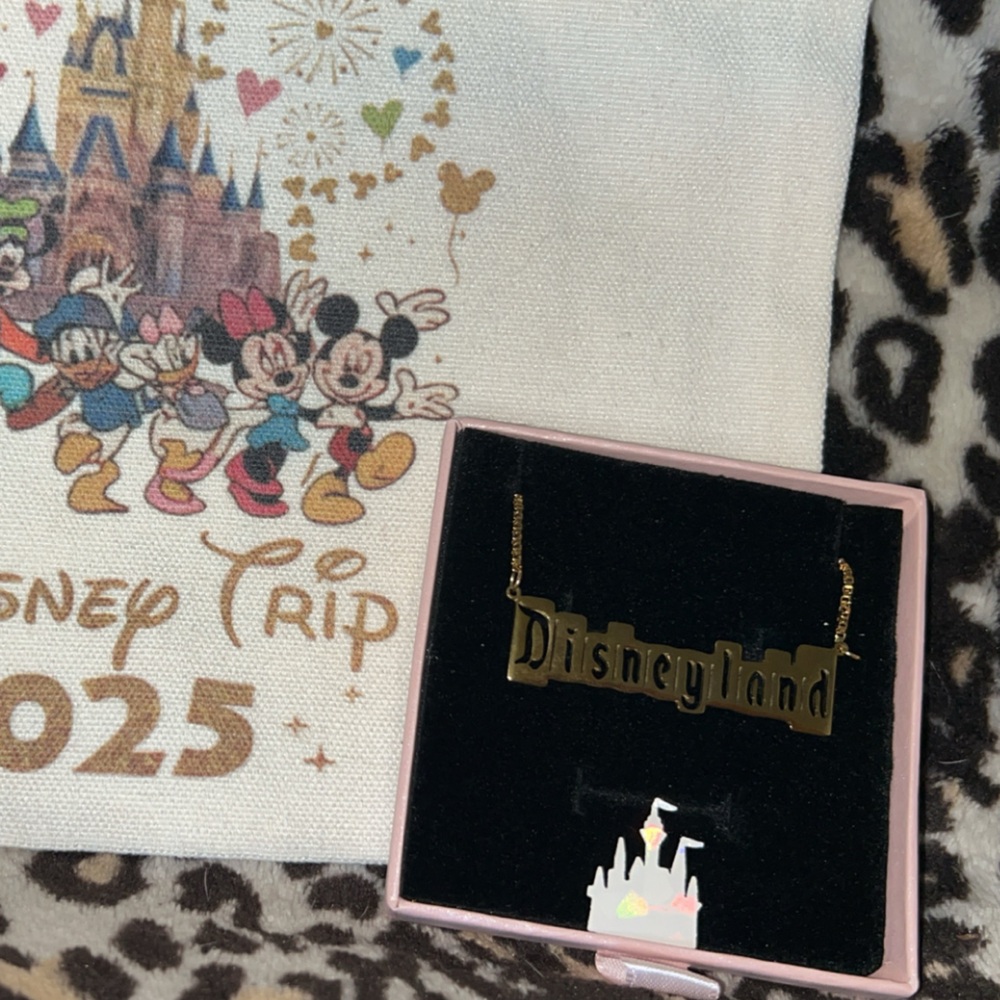 ✨ Custom Disneyland 70th Anniversary Marquee Necklace ✨
